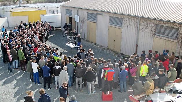 Die Fahrradversteigerungen der GGFA Erlangen sto&szlig;en regelm&auml;&szlig;ig auf gro&szlig;es Interesse. N&auml;chster Termin ist am morgigen Samstag. Foto: privat