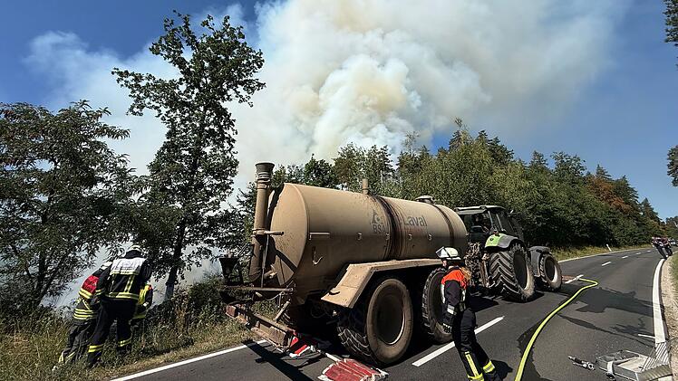 Waldbrand bei Oberhaid: Landratsamt Bamberg mit aktueller Warnung