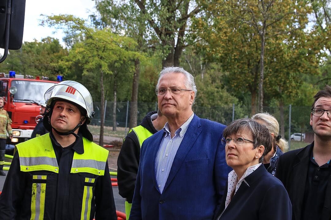 Großbrand im ANKER-Zentrum Bamberg