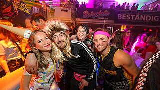 Beste Partystimmung in der Stadthalle