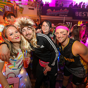 Beste Partystimmung in der Stadthalle