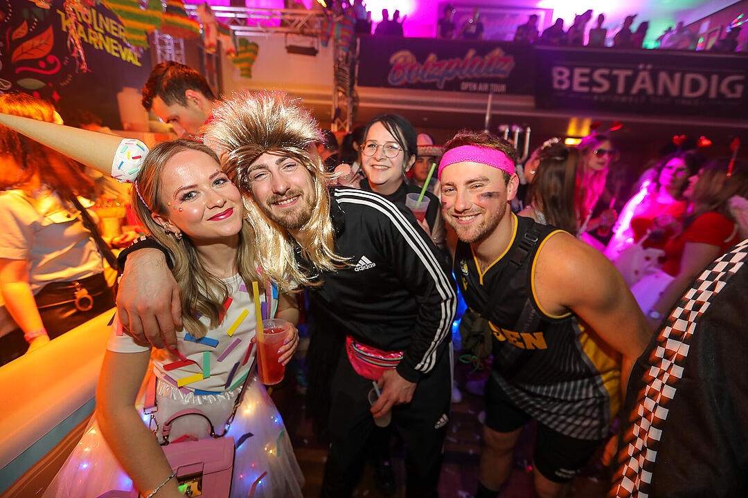 Beste Partystimmung in der Stadthalle