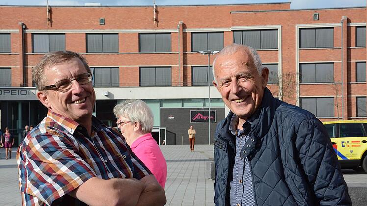 Luc de Bondt und Rudolf Hannawacker kennen sich auch schon von den Anfängen der Städtepartnerschaft.