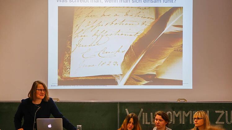 Der Brief war das Thema der dritten Kinder-Uni-Vorlesung in diesem Semester. Foto: Matthias Hoch