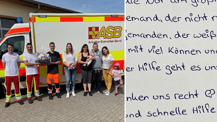 Neustadt bei Coburg: "Einsatzkräfte staunen nicht schlecht": Rettungsdienst berichtet von außergewöhnlicher Geburt