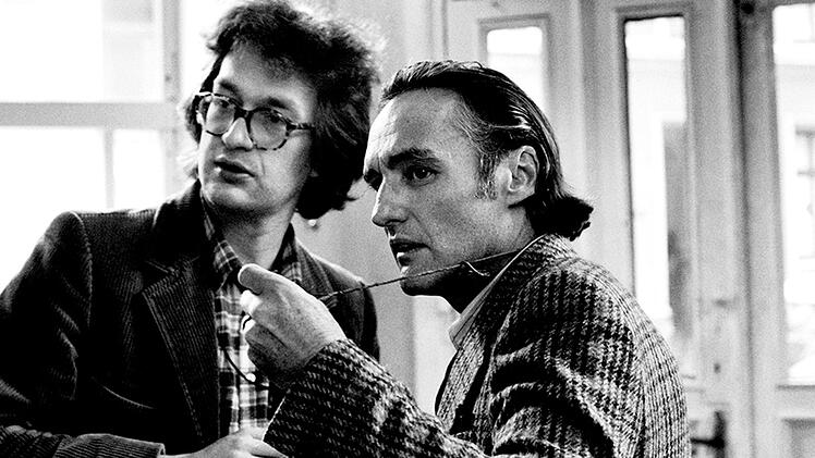 Mit Dennis Hopper in der Hauptrolle drehte Wenders (links) das Krimidrama "Der Amerikanische Freund".