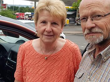Elisabeth und Franz Josef Gosmann haben ihren Sohn besucht.