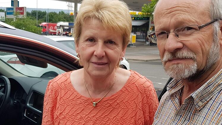 Elisabeth und Franz Josef Gosmann haben ihren Sohn besucht.