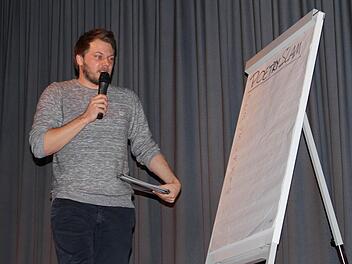 Christian Ritter führte auf unterhaltsame Weise und mit lockerem Mundwerk durch"s Programm. Fotos: Sina Mattheus