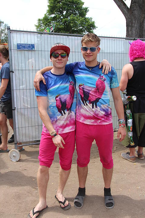 Die krassesten Outfits bei Rock im Park 2017