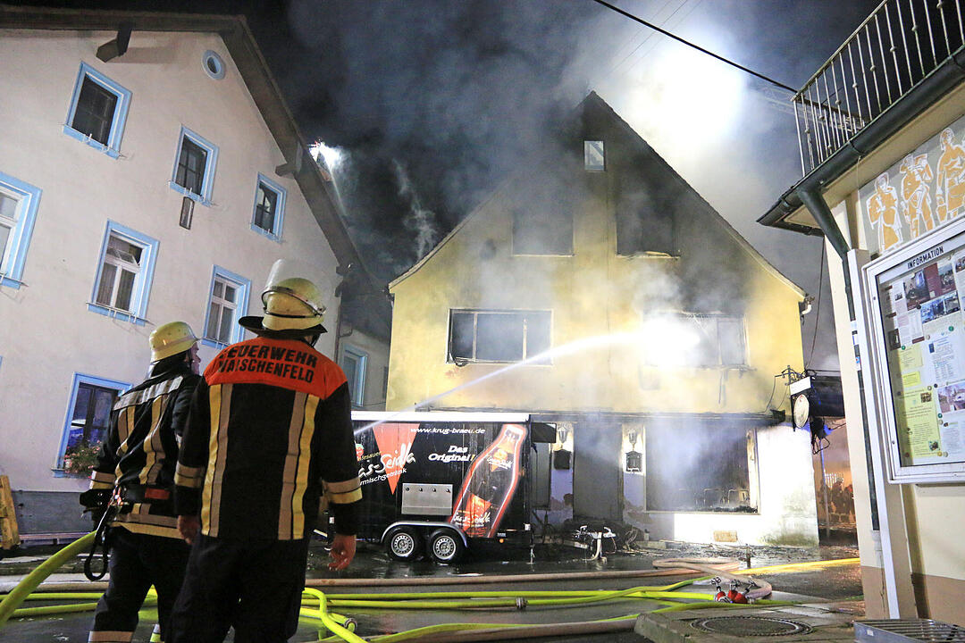 Asylunterkunft in Gößweinstein brennt