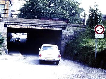 Autofahren in Kulmbach war früher viel idyllischer. Foto: Archiv Stephan Tiroch