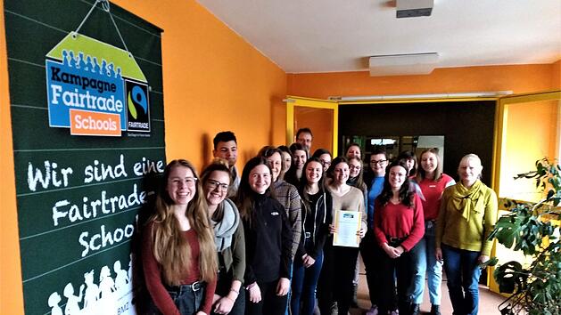 Erneut wurde das Frobenius-Gymnasium Hammelburg als Fairtrade-Schule zertifiziert. Foto: Kerstin Köhler