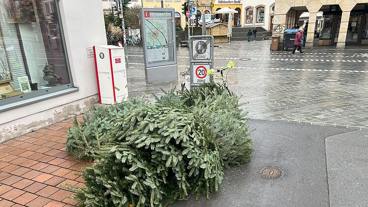Bamberg: Entsorgung von ausgedienten Christbäumen - Stadt beklagt rücksichtsloses Verhalten