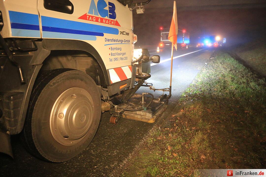 Lkw-Unfall bei Hirschaid