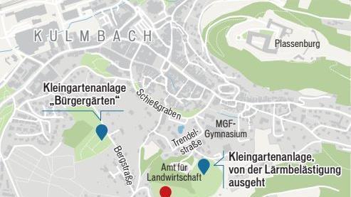 Drei Kleingärtenanlagen gibt es am Rehberg.Grafik: Dagmar Klumb