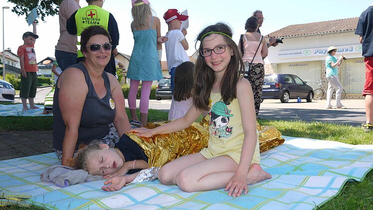 Nachwuchs-Sanitäter. Foto: Berthold Köhler