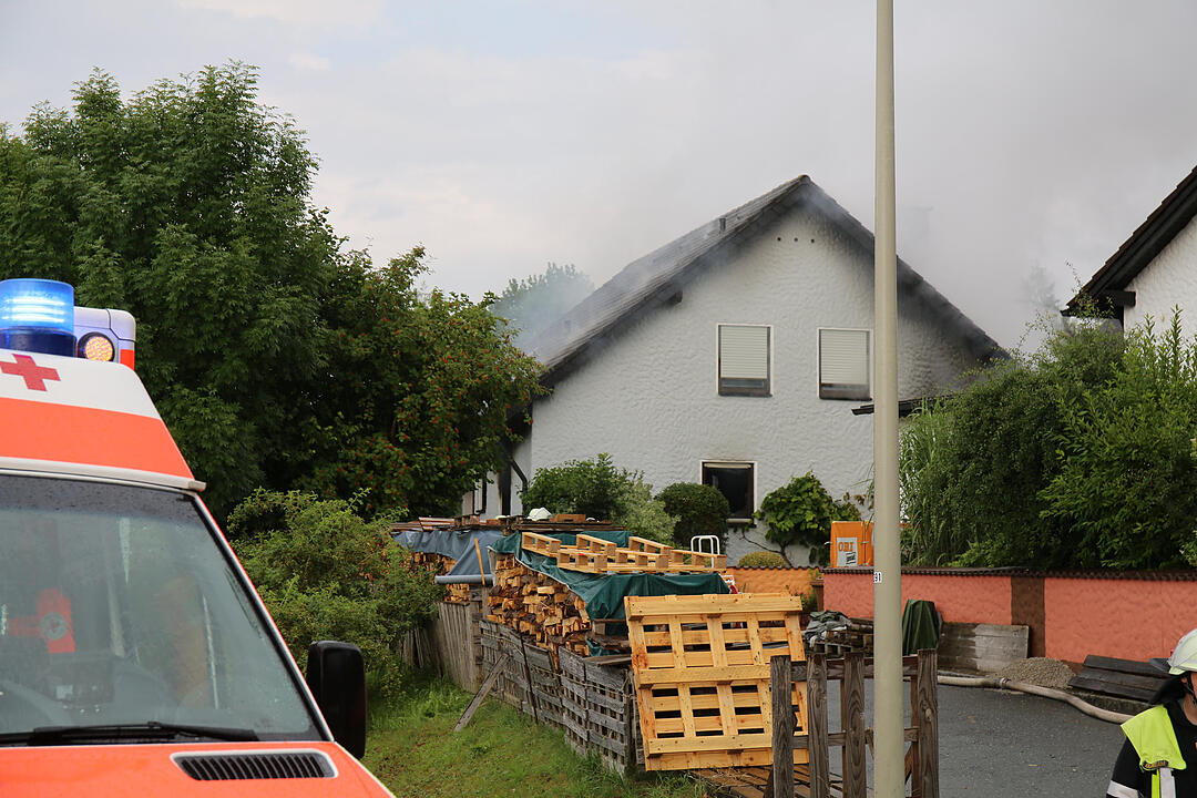 Kreis Hof: 44-Jährige bei Wohnhausbrand verletzt