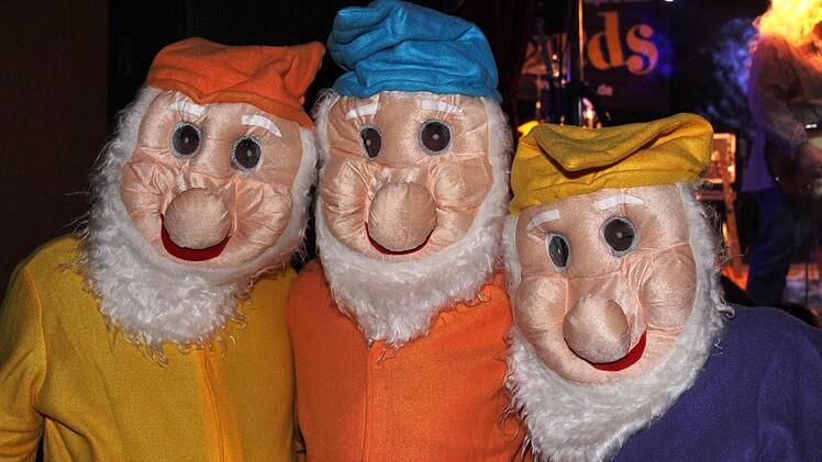 Fulminate Zwerge feierten mit im Weismainer Fasching.Roland Dietz