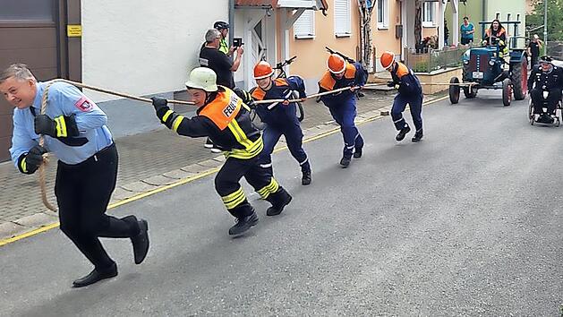 Impression vom Gaudileistungsmarsch der Jugendfeuerwehren des Landkreises Bamberg