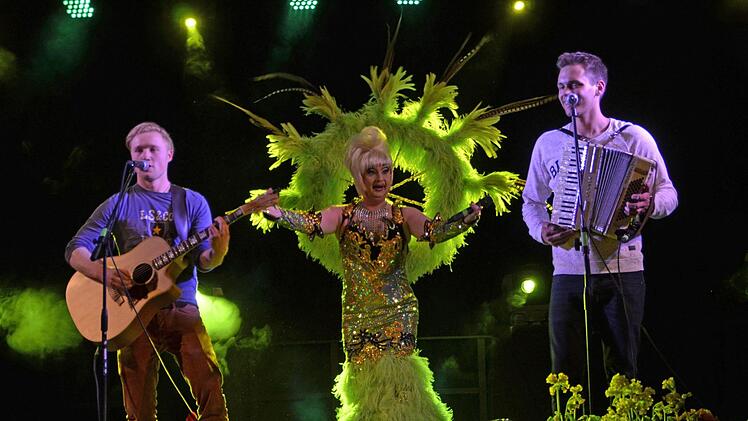 Fabian Scheuerlein und Julian Pecher, früherer Supertalent-Finalist, treten als Duo "Fabjules" bei der "Varieté for Charity" (Nacht der Toleranz) in Wiesentheid auf.  Peter Estenfelder