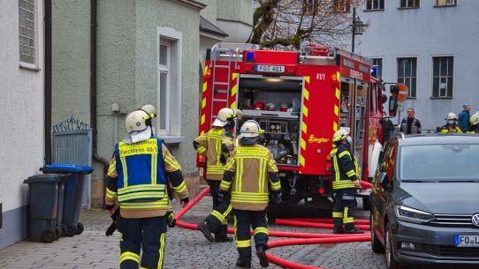 Einsatz in der Vogelstraße Foto:  Freiwillige Feuerwehr Forchheim