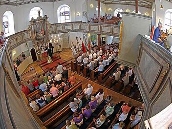 Am Kirchweihsonntag erfreute sich die Johanneskirche eines guten Besuchs.