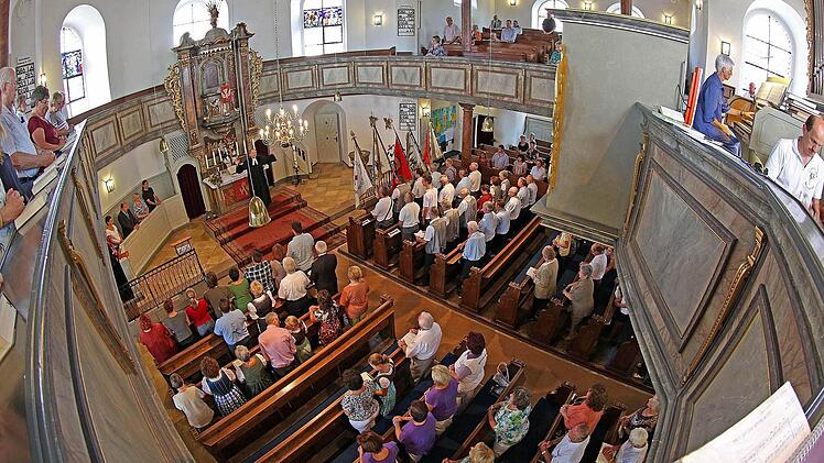 Am Kirchweihsonntag erfreute sich die Johanneskirche eines guten Besuchs.