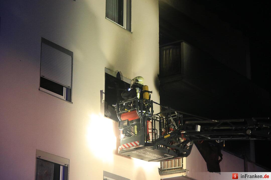 Brand in Mehrfamilienhaus in Memmelsdorf