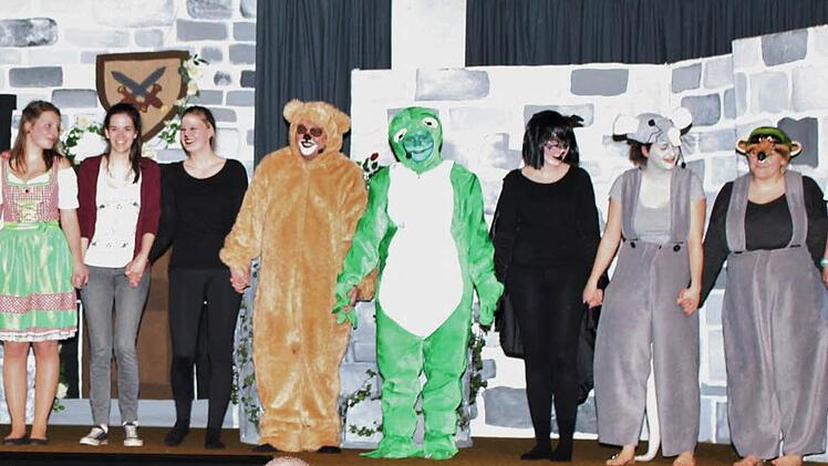 Das Ensemble der Theatergruppe. Foto: Werner Vogel
