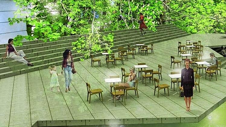 "Use Itz" hieß das 2012 präsentierte Projekt von Studierenden der Hochschule. Aufgezeigt wurde dabei, wie das mitten durch Coburg fließende Gewässer besser "erlebbar" gemacht werden könnte. Birgit Weber ist von den vielen Ideen begeistert und würde am liebsten einige davon umsetzen.