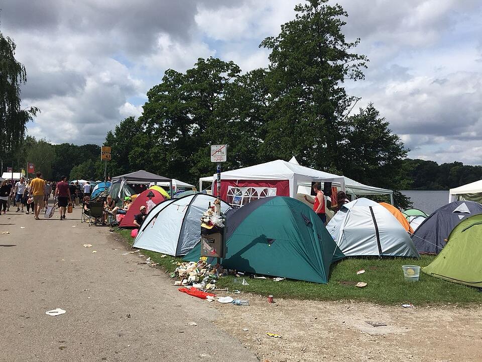So schön ist das Zeltplatzleben bei Rock im Park 2018