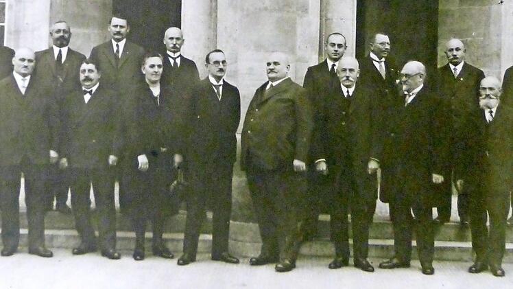 Der Forchheimer Stadtrat um 1928 - eine Männergesellschaft