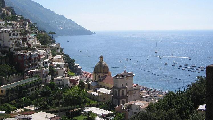 Die Thurnauer Partnerstadt Positano lebt vom Tourismus. Momentan ist der Ort an der Amalfiküste menschenleer. Foto: Vincent Reimann