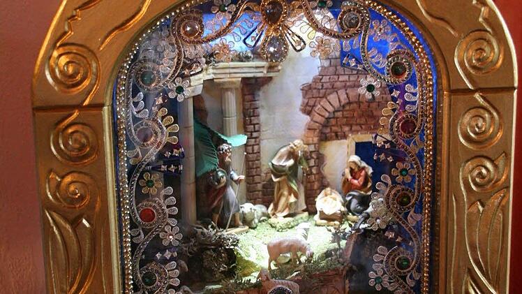Ein Krippenschrein im Wohnzimmer von Gregor Forster