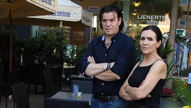 Theopoula Grammatidou und Dimitrios Petridis vom griechischen Restauren Dimis. Foto: Christian Bauriedel