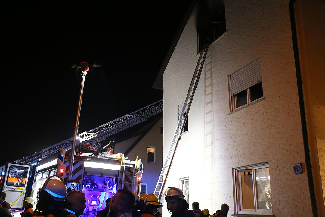 Mann stirbt bei Feuer in Georgensgmünd