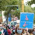 Demo für mehr Klimaschutz in Bamberg - Hunderte Menschen waren  bei den Protesten am Freitag. Foto: Julian Megerle