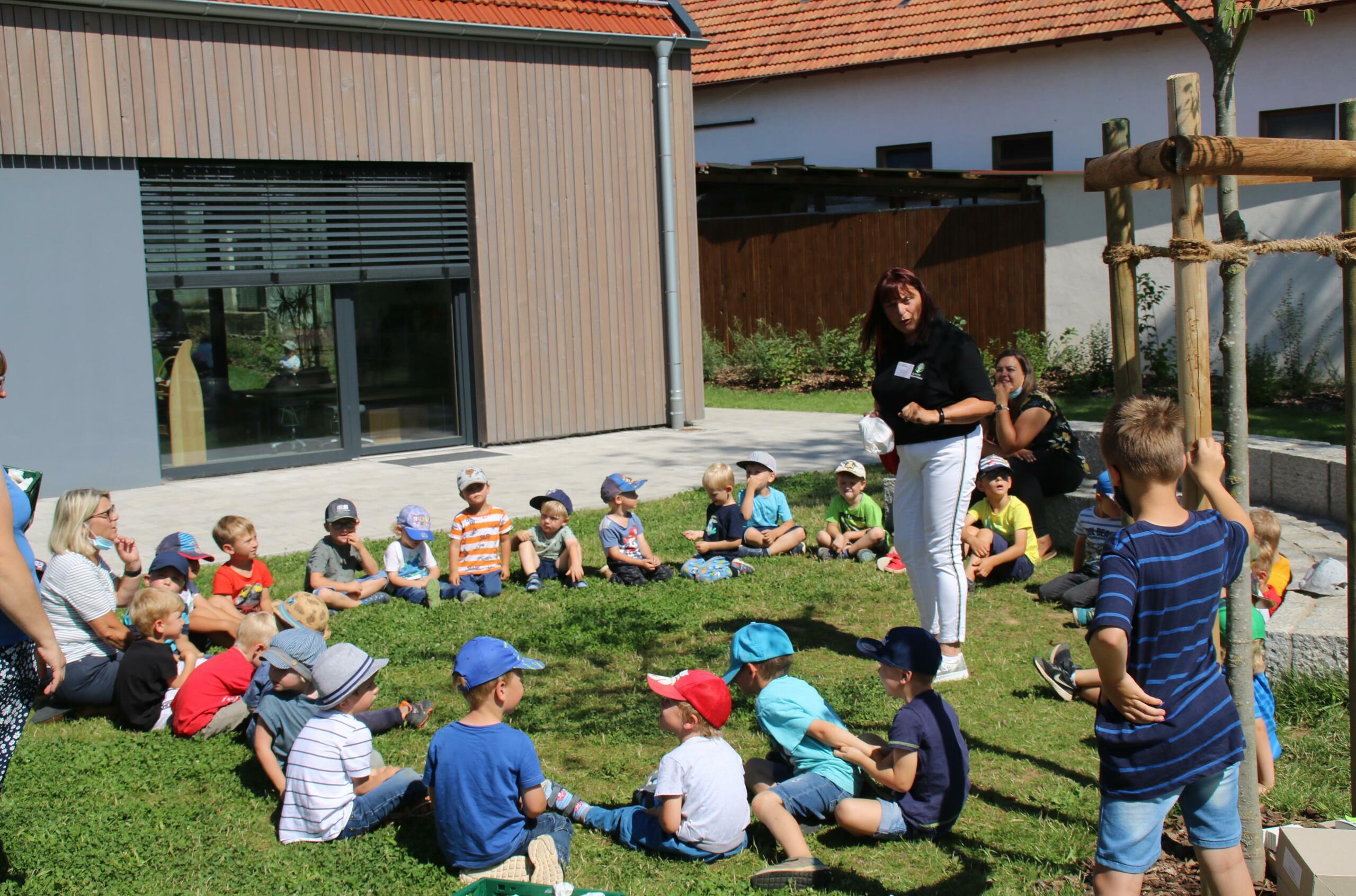 Kindergarten Thulba: Landwirte stellen ihre Arbeit vor