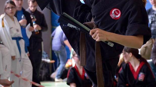 Gesamtsiegerin Lara Sophie Vaupel (12, SV Weilersbach) strebt den Junior-Dan (Kinder-Schwarzgurt) an.