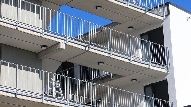 Treppenhaus des neuen Studentenwohnheims. Foto: Simone Bastian