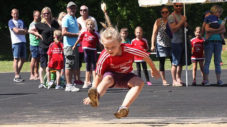 Die Kinderleichtathletik hat beim Leichtathletik-Sportfest in Ramsthal einen hohen Stellenwert.