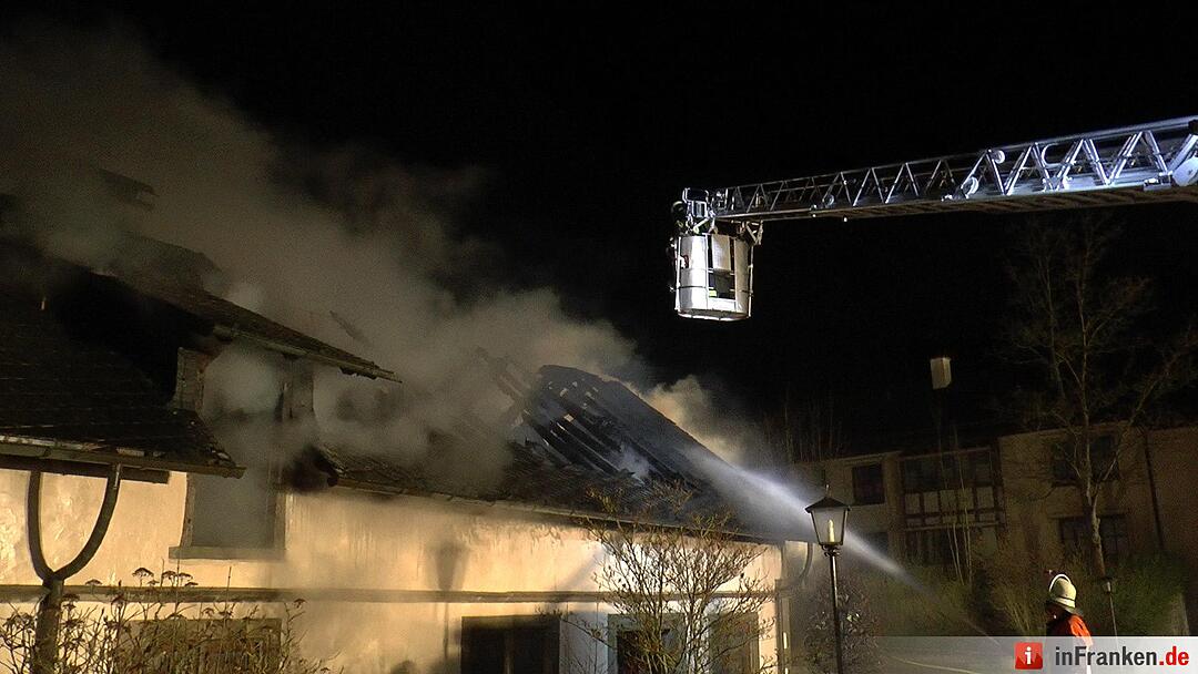 Brand in Kloster bei Münnerstadt – 250 Heimbewohner von Feuer bedroht