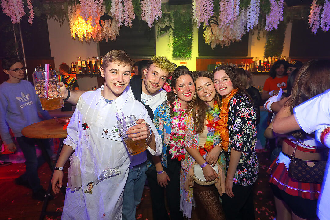 Beste Partystimmung in der Stadthalle