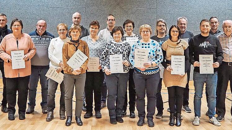 Seit 30 Jahrem sind sie der SpVgg Wonsees verbunden.