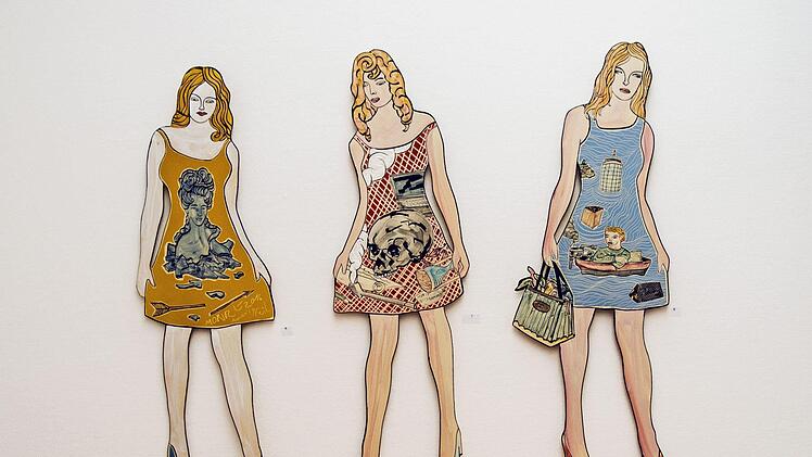 "Augenblick des Glücks" ist der Titel einer großen Ausstellung mit Werken von Moritz Götze im Kunstverein Coburg.Foto: Jochen Berger