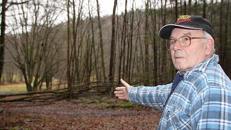 Erich Keßler, ein 80 Jahre alter Landwirt aus Detter, kann sich noch genau erinnern. Foto: Ulrike Müller