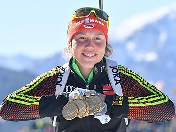 Biathletin Laura Dahlmeier Biathletin Laura Dahlmeier