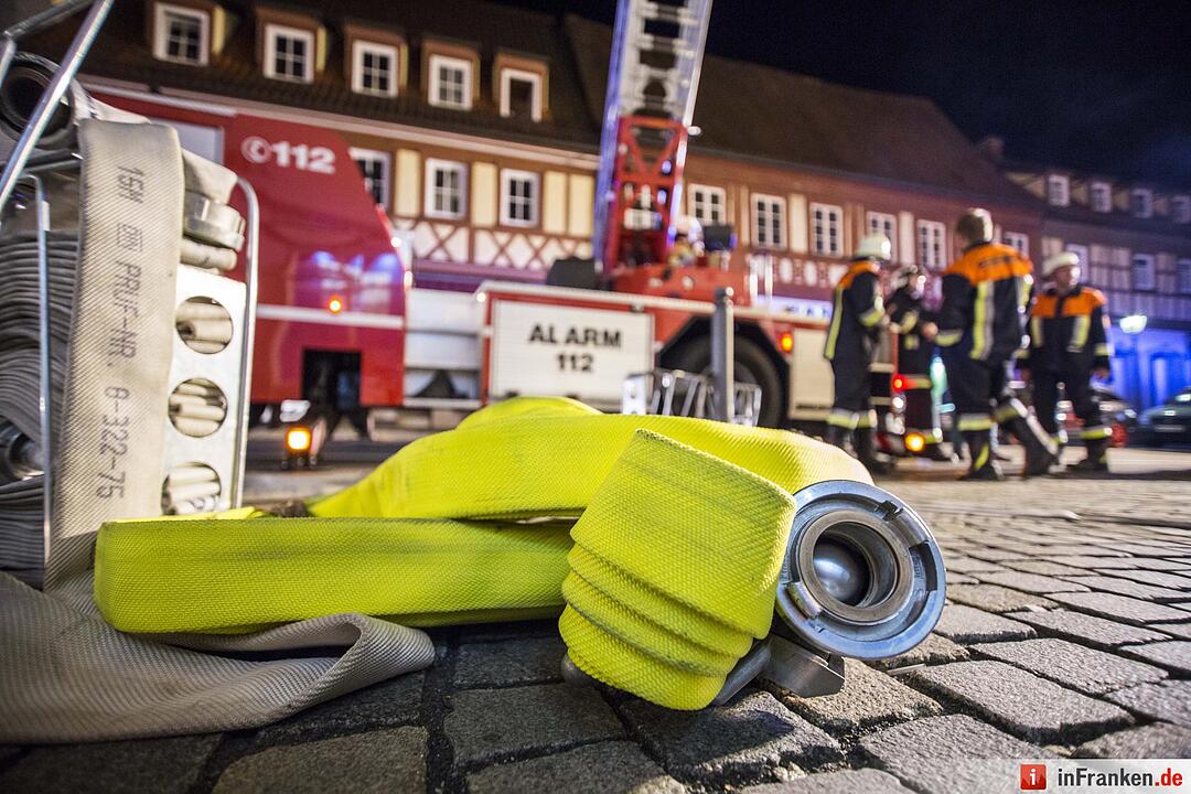 Brandgeruch sorgt für Feuerwehreinsatz in Haßfurter Innenstadt