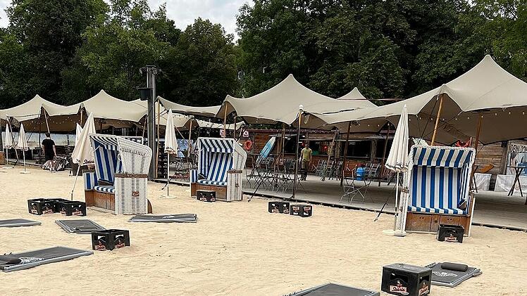 Bad Kissingen: Beliebter Stadtstrand ist zurück - "Der Sommer kann kommen"